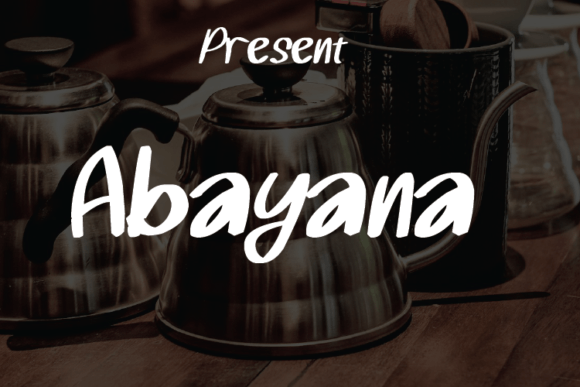 Abayana Font for Creative Makers