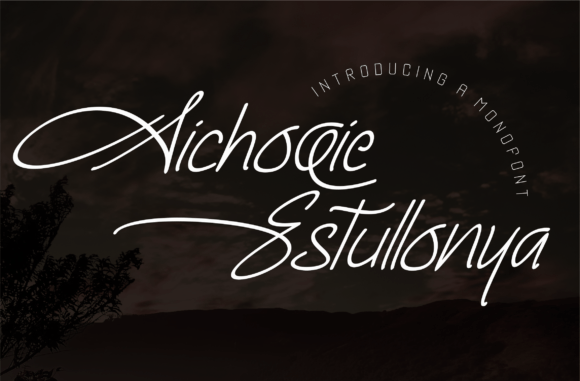 Aichoie Estullonya Font