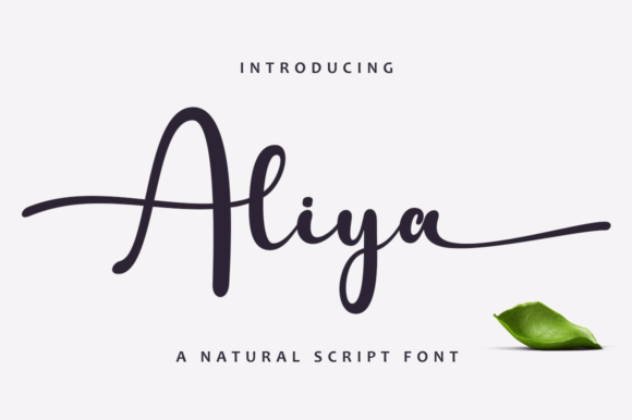 Aliya: A Font for Elegant Branding