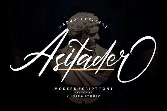 Asitader: A Script Font for Elegant Branding