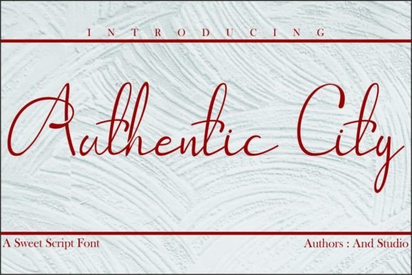 Authentic City Font Review