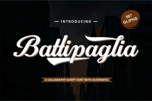 Battipaglia: Elegant Script Font