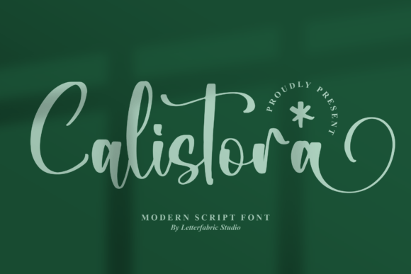 Calistora Font for Web Design