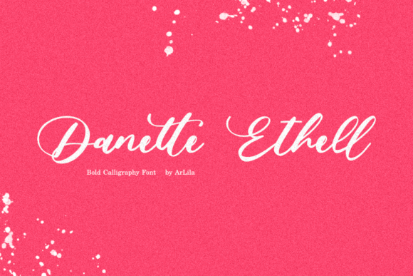 Danette Ethell Font Review