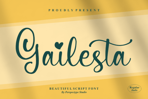 Gailesta – The Perfect Script Font