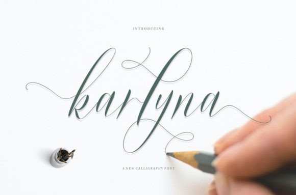 Karlyna Font: Modern Script for Editorial Design
