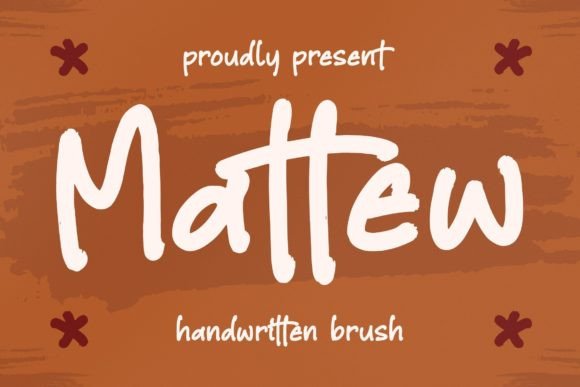 Mattew – Handwritten Brush Font