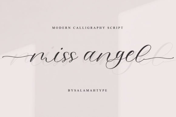 Miss Angel Font: Elegant Script for Digital Design