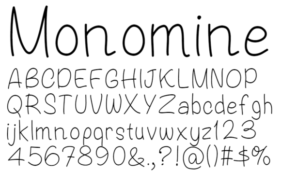 Monomine Font Review