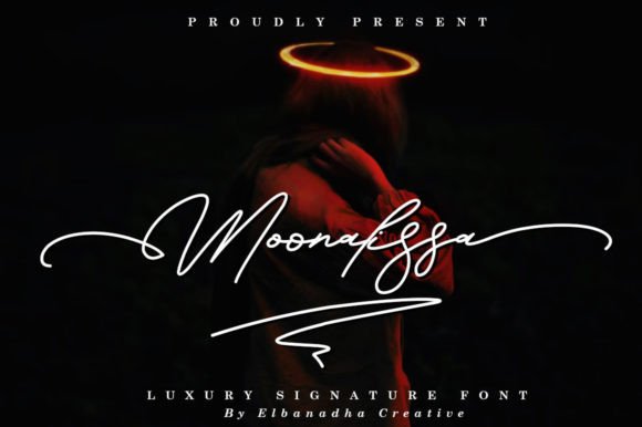 Moonalissa: A Dazzling Script Font