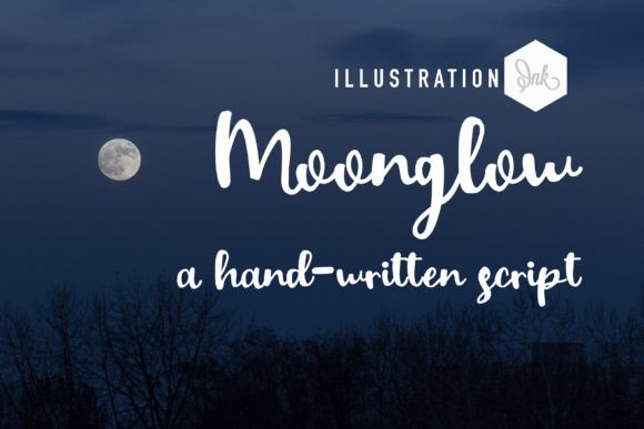 Moonglow Font: A Handwritten Script for Creative Projects