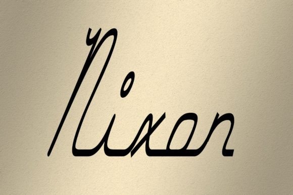 Nixon Font: A Script for Stronger Campaigns