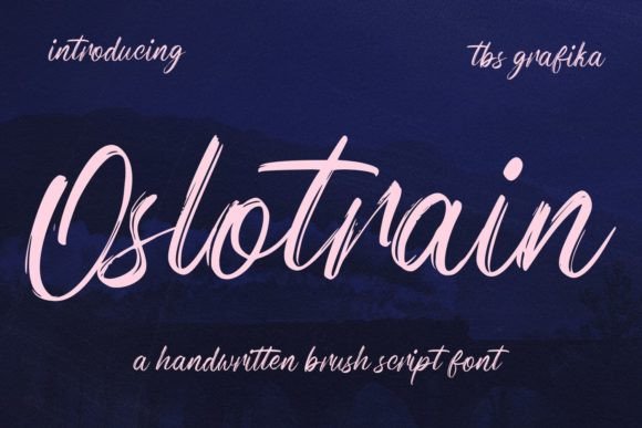 Oslotrain Font for Creative Design