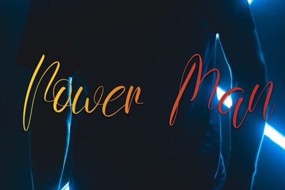 Power Man Font: Elegant Script for Designers