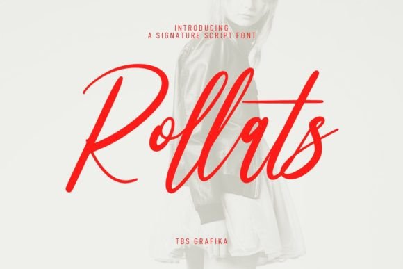 Rollats: A Script Font for Creative Makers