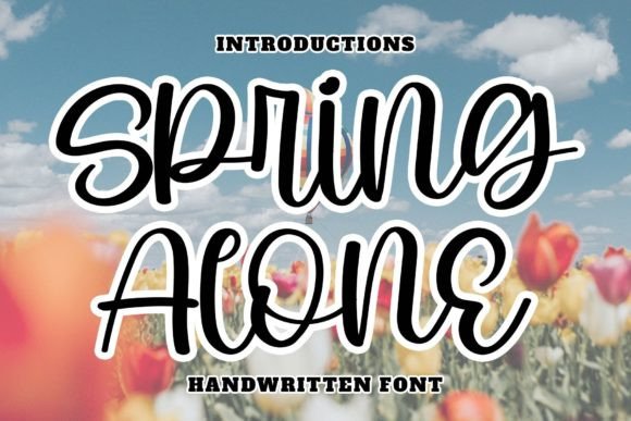 Spring Alone Font for Creative Campaigns