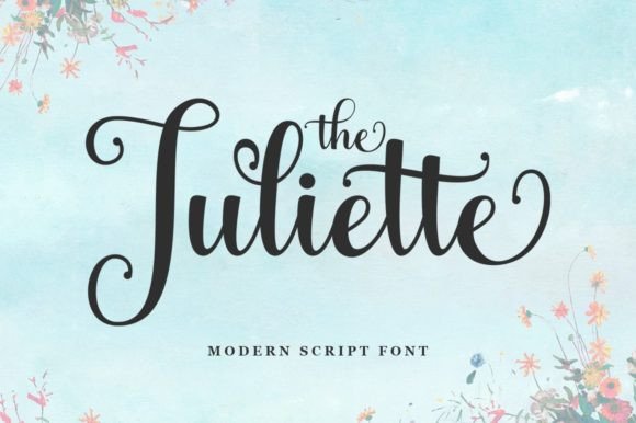 The Juliette Font: Elegant Script for Creative Makers